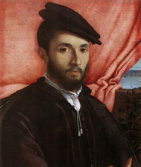 Lorenzo Lotto Portrat eines jungen Mannes Sweden oil painting art